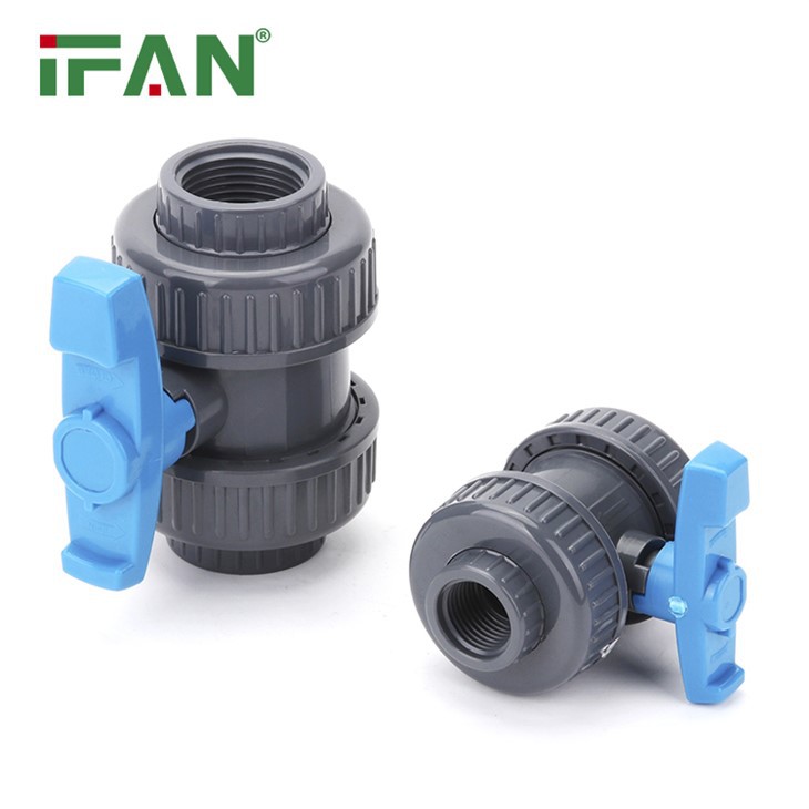 UPVC Union Kugleventil