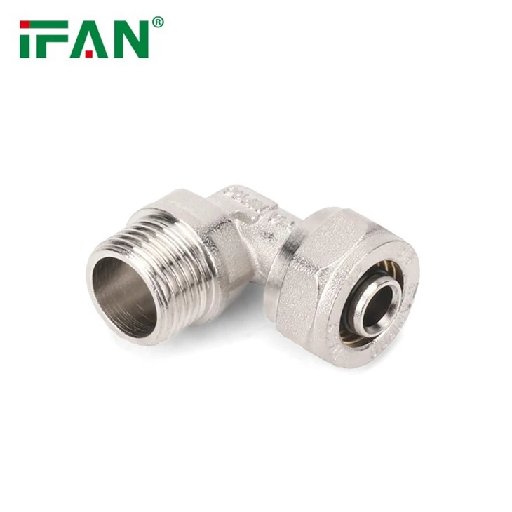 IFAN Copper Fitting Grey Male Elbow PEX