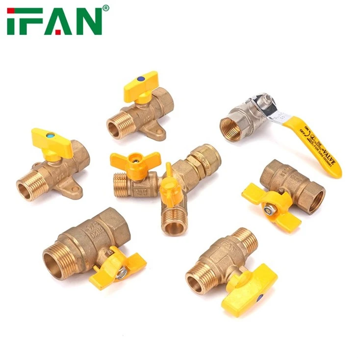 IFAN DIN 8074/8075 Brass Gas Valve