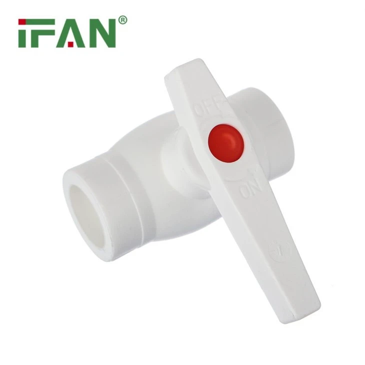 IFAN White Long Handle Pure Plastic PPR Valve